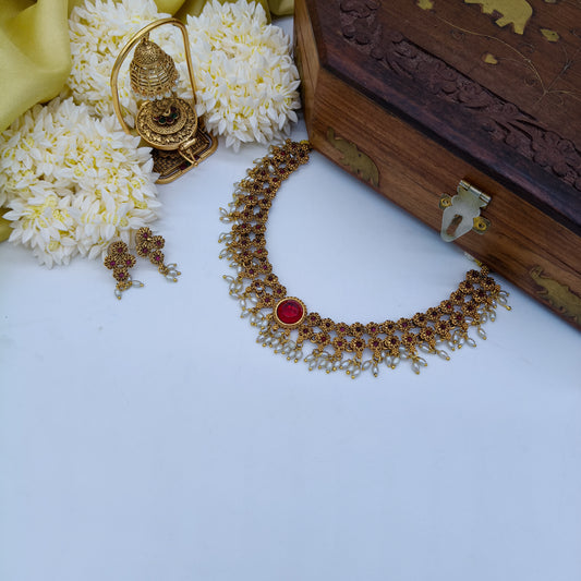 Padma Ruby Necklace